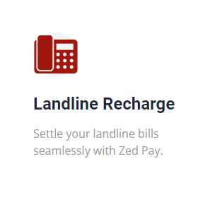 zedpay app landline recharge